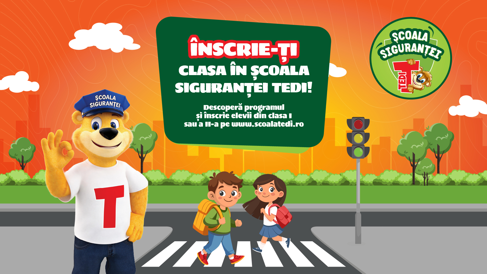 NOU Alături de toți învățătorii și de elevii lor, acum și în clasa a II-a: înscrieri deschise în Programul Școala siguranței Tedi (P)